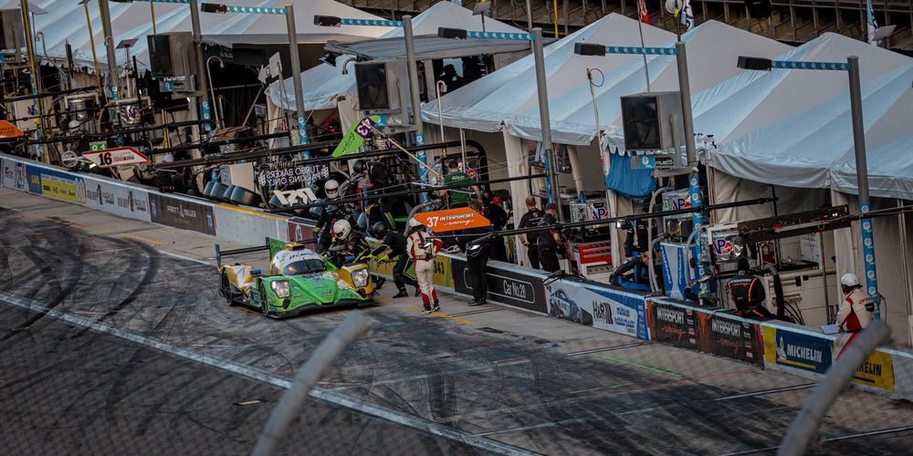Pit lane, Paddock tents