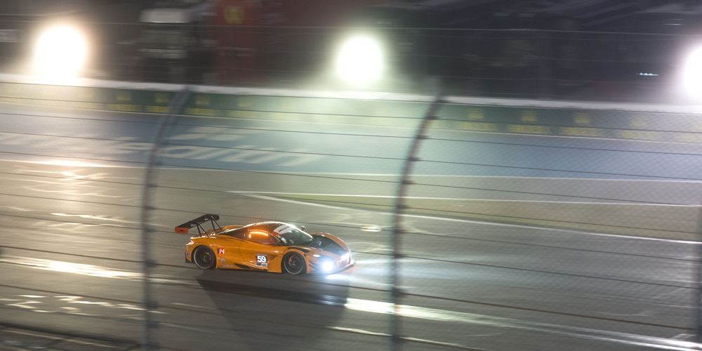 McLaren 720S GT3 · No. 59, Night fog
